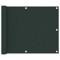  Balkonscherm 75x300 cm oxford stof donkergroen