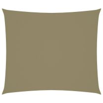  Zonnescherm rechthoekig 2,5x3 m oxford stof beige