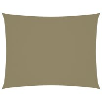  Zonnescherm rechthoekig 2,5x3,5 m oxford stof beige