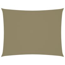  Zonnescherm rechthoekig 2,5x4 m oxford stof beige