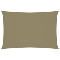  Zonnescherm rechthoekig 2,5x4,5 m oxford stof beige
