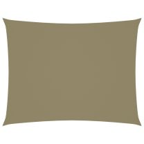  Zonnescherm rechthoekig 3,5x4,5 m oxford stof beige