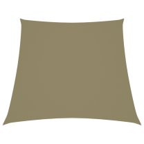  Zonnescherm trapezium 3/4x2 m oxford stof beige