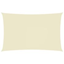  Zonnescherm rechthoekig 2x5 m oxford stof crmekleurig