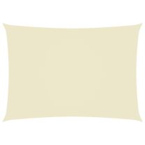  Zonnescherm rechthoekig 2,5x5 m oxford stof crmekleurig