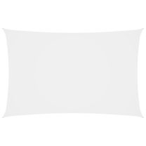  Zonnescherm rechthoekig 2,5x5 m oxford stof wit