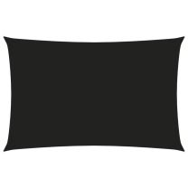  Zonnescherm rechthoekig 2x5 m oxford stof zwart