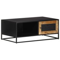  Salontafel 90x50x35 cm ruw mangohout