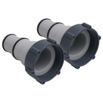  Zwembadslangadapters 2 st kunststof