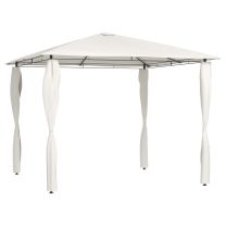  Prieel met paalhoezen 160 g/m 3x3x2,6 m crmekleurig