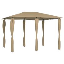  Prieel met paalhoezen 160 g/m 3x4x2,6 m taupe