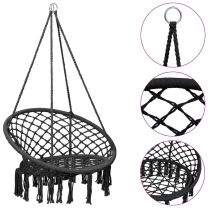  Hangstoel 80 cm antracietkleurig