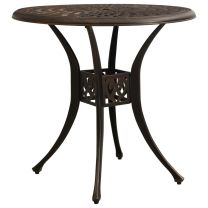  Tuintafel 78x78x72 cm gietaluminium bronskleurig