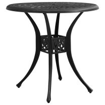  Tuintafel 78x78x72 cm gietaluminium zwart