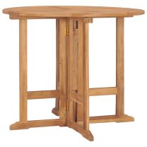  Tuintafel inklapbaar  90x75 cm massief teakhout