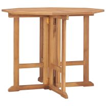  Tuintafel inklapbaar 90x90x75 cm massief teakhout