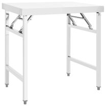  Keukenwerktafel inklapbaar 85x60x80 cm roestvrij staal