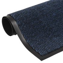  Deurmat getuft 60x150 cm blauw