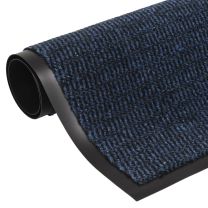  Deurmat getuft 60x180 cm blauw