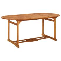  Tuintafel 180x90x75 cm massief acaciahout