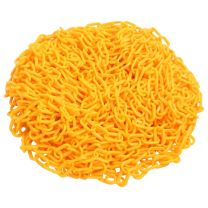  Veiligheidsketting  8 mm 100 m kunststof geel