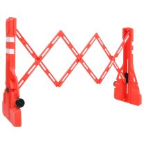  Verkeersbarrires inklapbaar 210x50x105 cm rood
