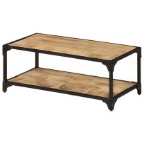 Salontafel 90x45x35 cm massief ruw mangohout