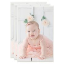 Fotolijsten 3 stuks voor wand of tafel 13x18 cm MDF zilverkleurig frame