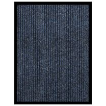  Deurmat 60x80 cm gestreept blauw