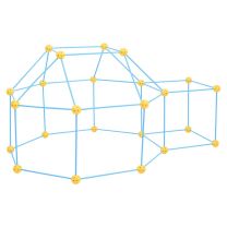  72-delig Fort-bouwpakket voor kinderen