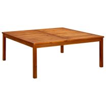  Tuintafel 110x110x45 cm massief acaciahout