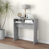  Wandtafel 78x30x80 cm spaanplaat betongrijs