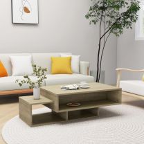  Salontafel 105x55x32 cm spaanplaat sonoma eikenkleurig