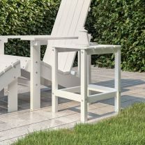  Tuintafel Adirondack 38x38x46 cm HDPE wit