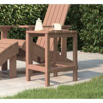  Tuintafel Adirondack 38x38x46 cm HDPE bruin