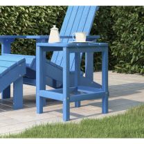 Tuintafel Adirondack 38x38x46 cm HDPE aquablauw