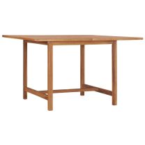  Tuintafel 110x110x75 cm massief teakhout