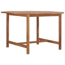  Tuintafel 110x110x75 cm massief teakhout