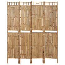  Kamerscherm met 4 panelen 160x180 cm bamboe