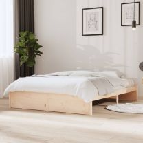  Bedframe massief hout 140x200 cm