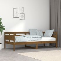  Slaapbank grenenhout honingbruin 90x190 cm