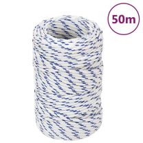  Boot touw 2 mm 50 m polypropyleen wit