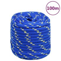  Boottouw 16 mm 100 m polypropeen blauw