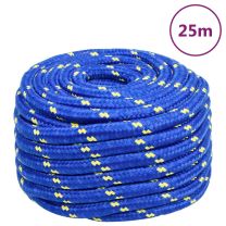  Boottouw 20 mm 25 m polypropeen blauw