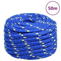  Boottouw 20 mm 50 m polypropeen blauw