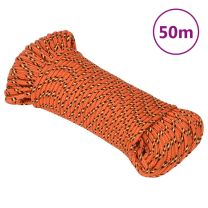  Boottouw 3 mm 50 m polypropyleen oranje