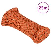  Boottouw 5 mm 25 m polypropyleen oranje