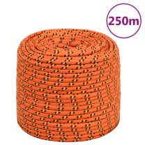 Boottouw 8 mm 250 m polypropyleen oranje