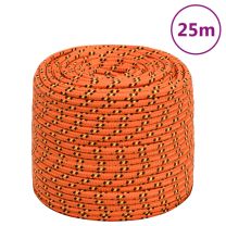  Boottouw 10 mm 25 m polypropyleen oranje