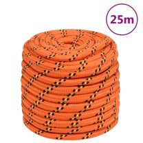  Boottouw 18 mm 25 m polypropyleen oranje